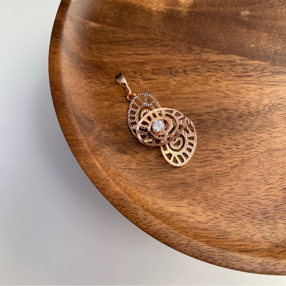 4/$15 Rose Gold Tarnish Resistant Necklace Pendant Charm